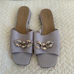 Naturalizer Women's Light Purple Chain Mules